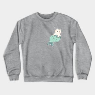 Sleepy Mercat Crewneck Sweatshirt